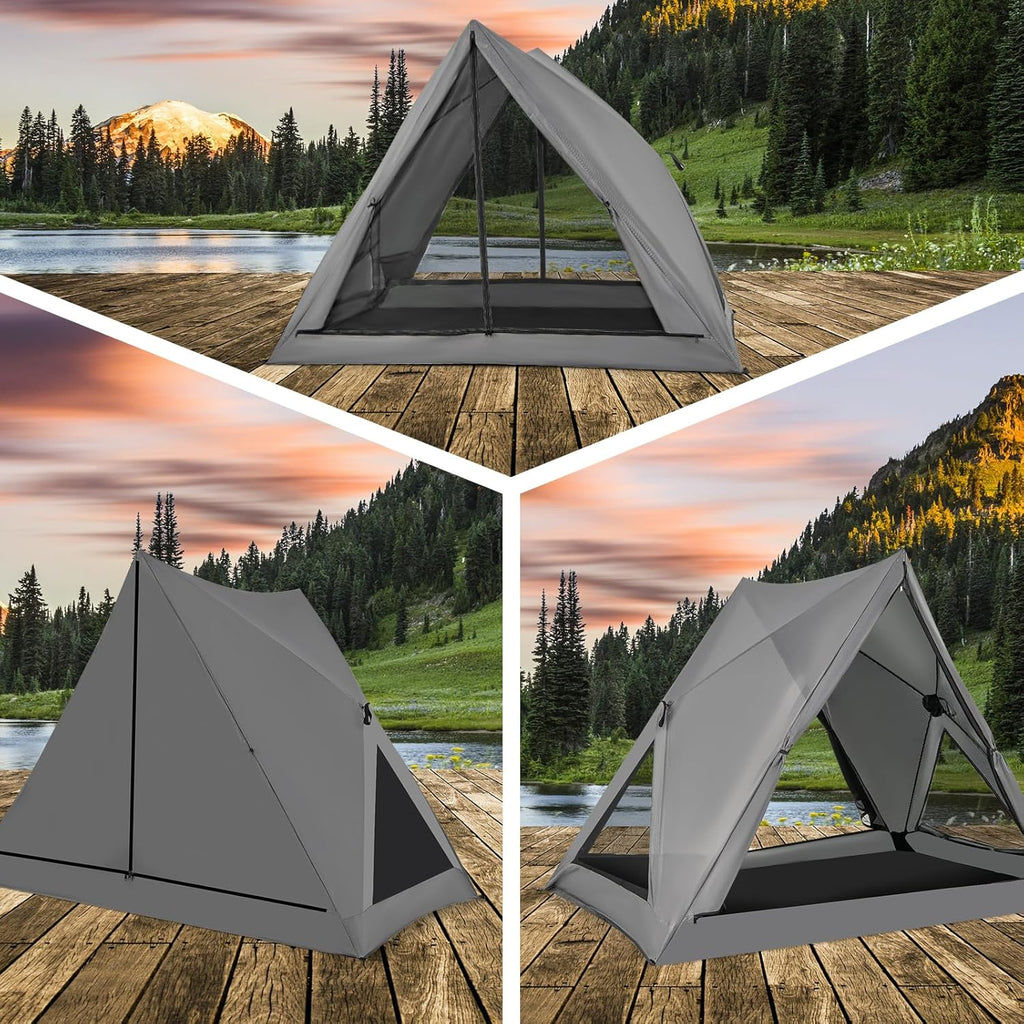 Pop Up Camping Tent for 2-3 Person with Removable Rainfly and Carrying Bag G866846