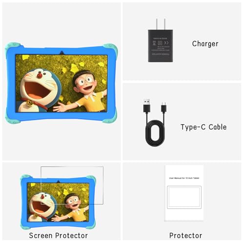 10 inch Android 14 Tablet with Case G547