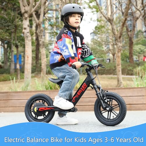 Electric Bike for Kids, 100W Electric Balance Bike, 12 inch Inflatable Tire V308554
