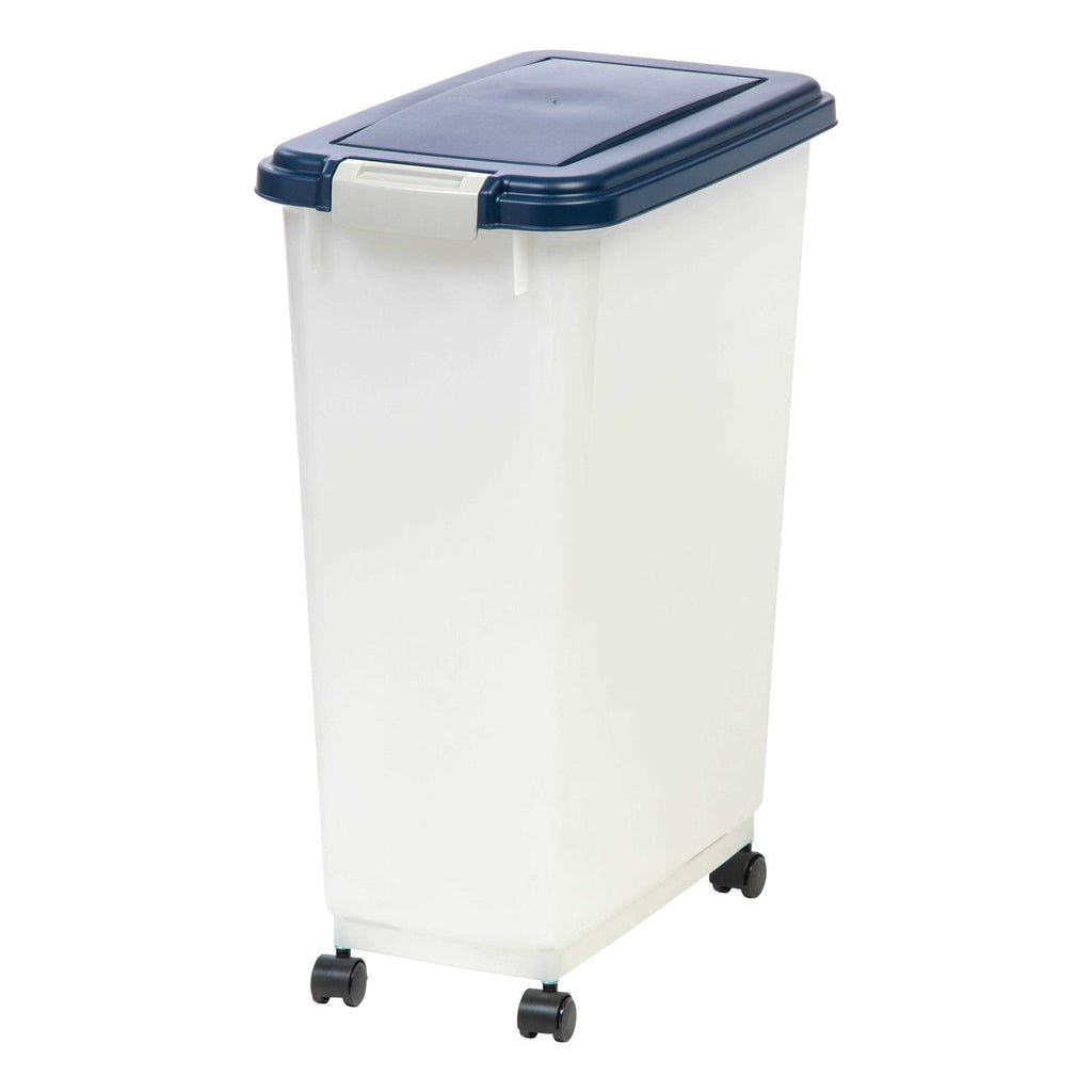 Airtight Pet Food Storage Bin Container with Attachable Casters H527041
