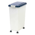 Airtight Pet Food Storage Bin Container with Attachable Casters H527041