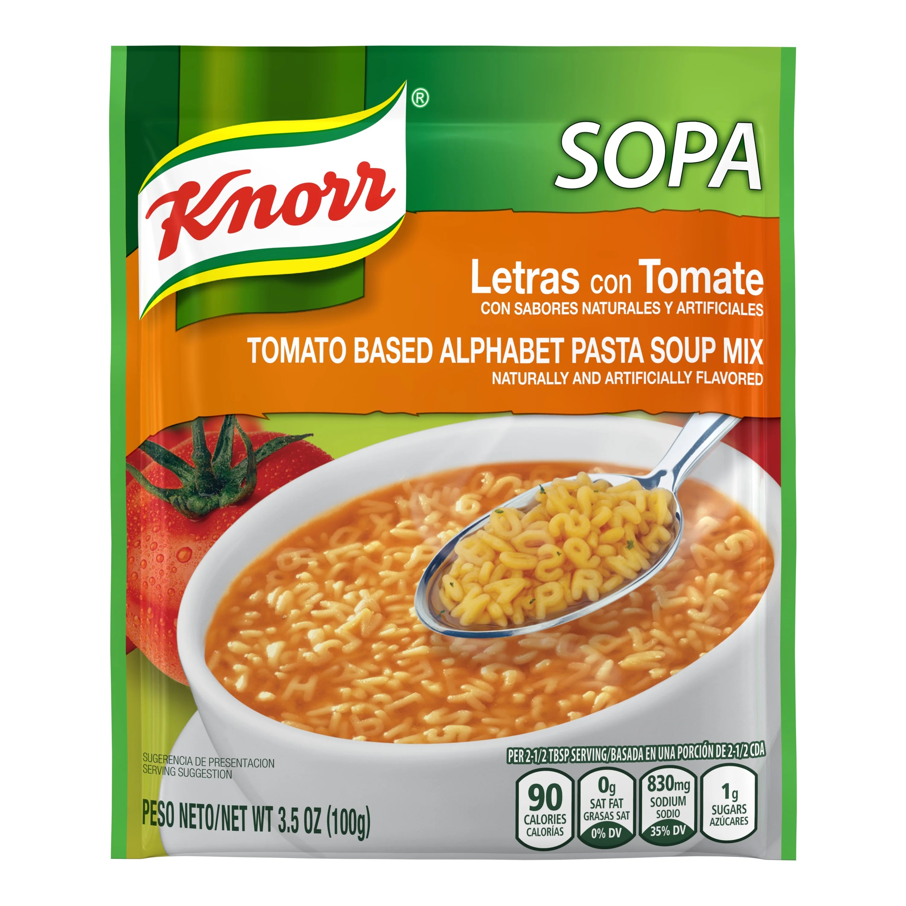 Tomato Based Alphabet Pasta Soup Mix 3.5 oz (Pack of 32) T5652