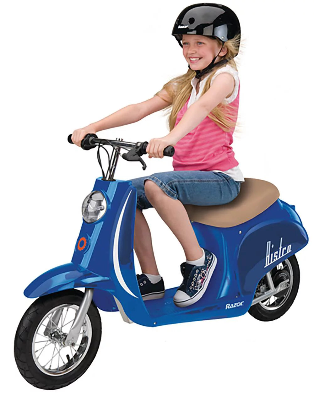 Blue & Red Electric Retro Scooters B183