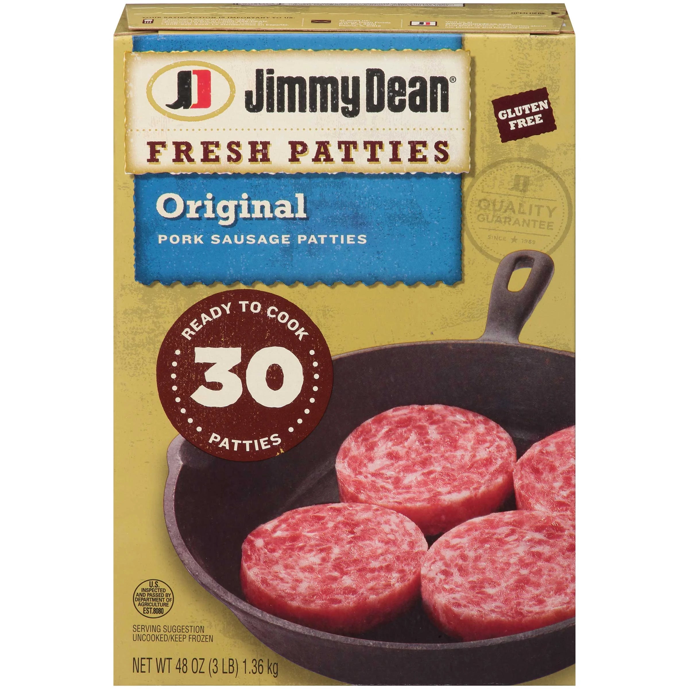 Pork Sausage Patty, 3 Pound B179