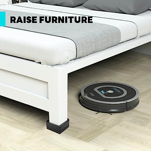 Black 4 Pack Furniture Risers 1.5 Inch I60242