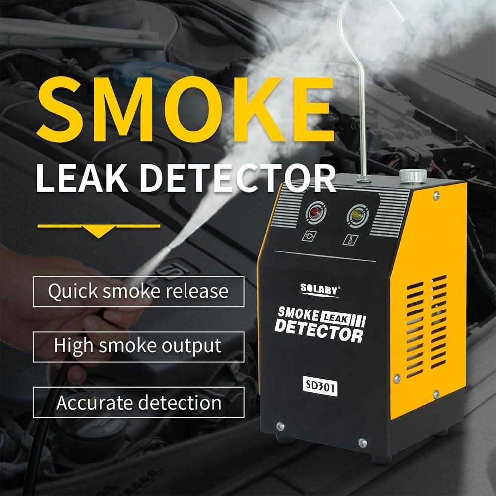 Automotive Smoke Machine Leak Detector 12V DC EVAP Vacuum Diagnostic Tester U86126