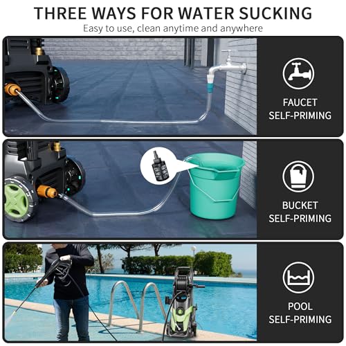 4500 PSI 3.2 GPM Electric Pressure Washer with 4 Quick Connect Nozzles D35022