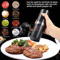 Set of 2 Rechargeable Electric Salt and Pepper Grinder with Adjustable Coarseness I775594