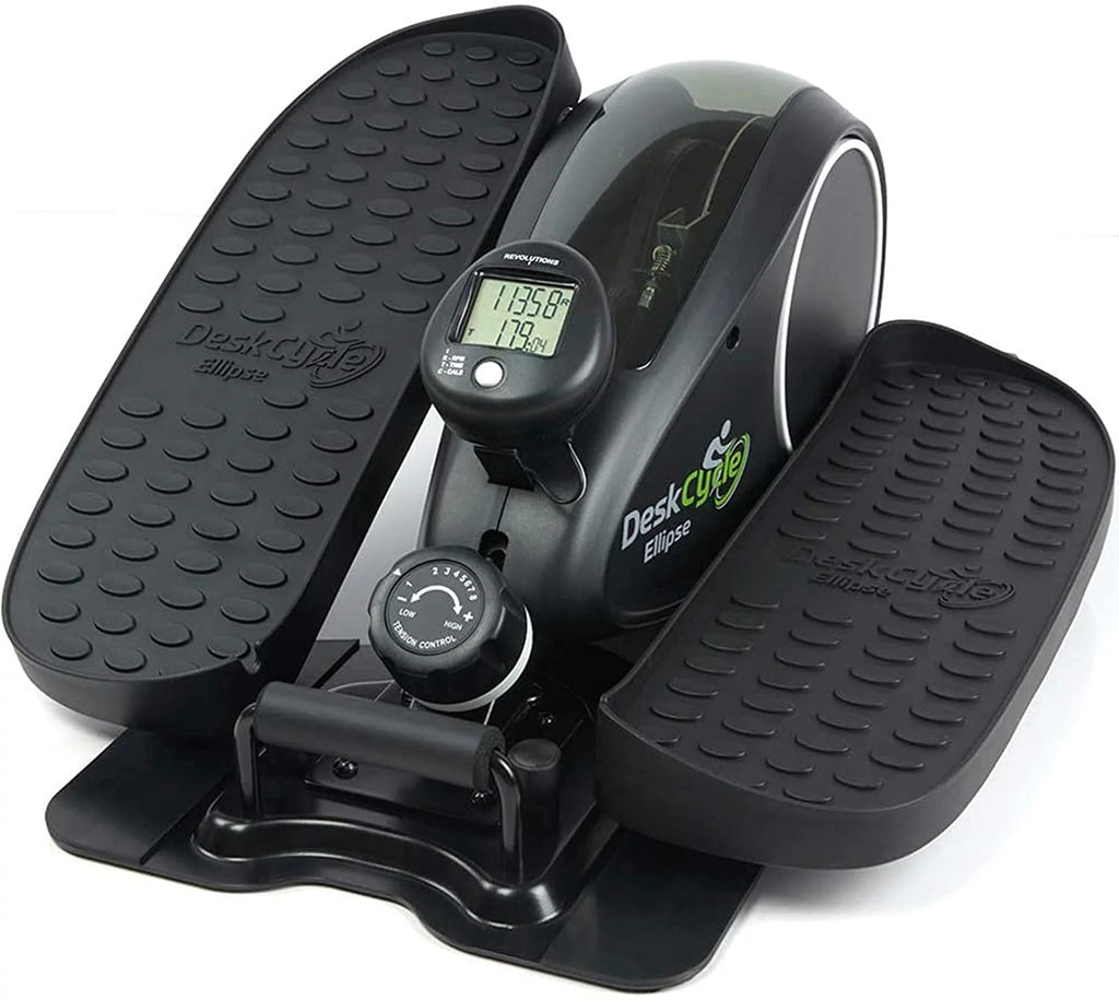 Black Compact Under Desk Elliptical Machine N169897