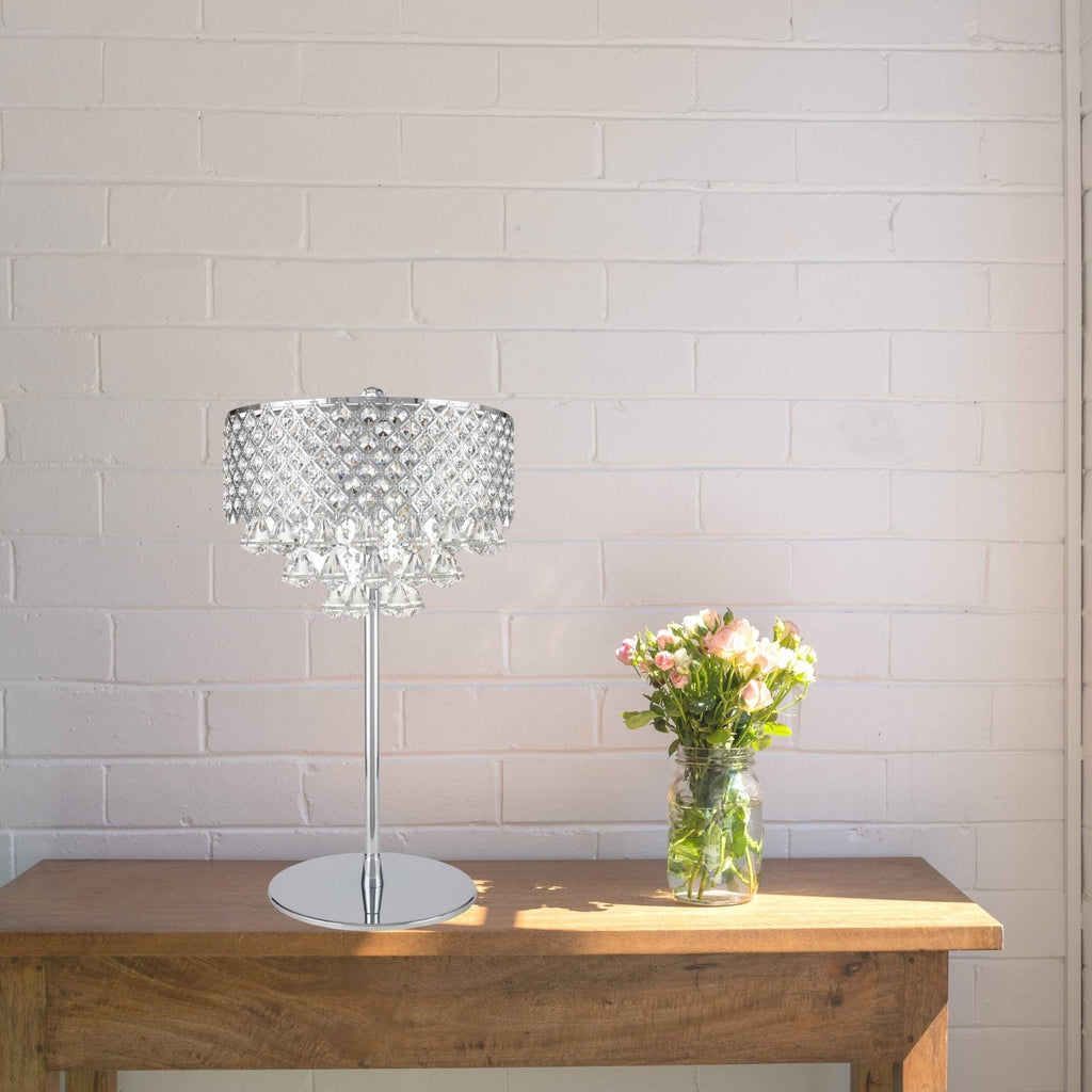 Silver Table Lamp A59838