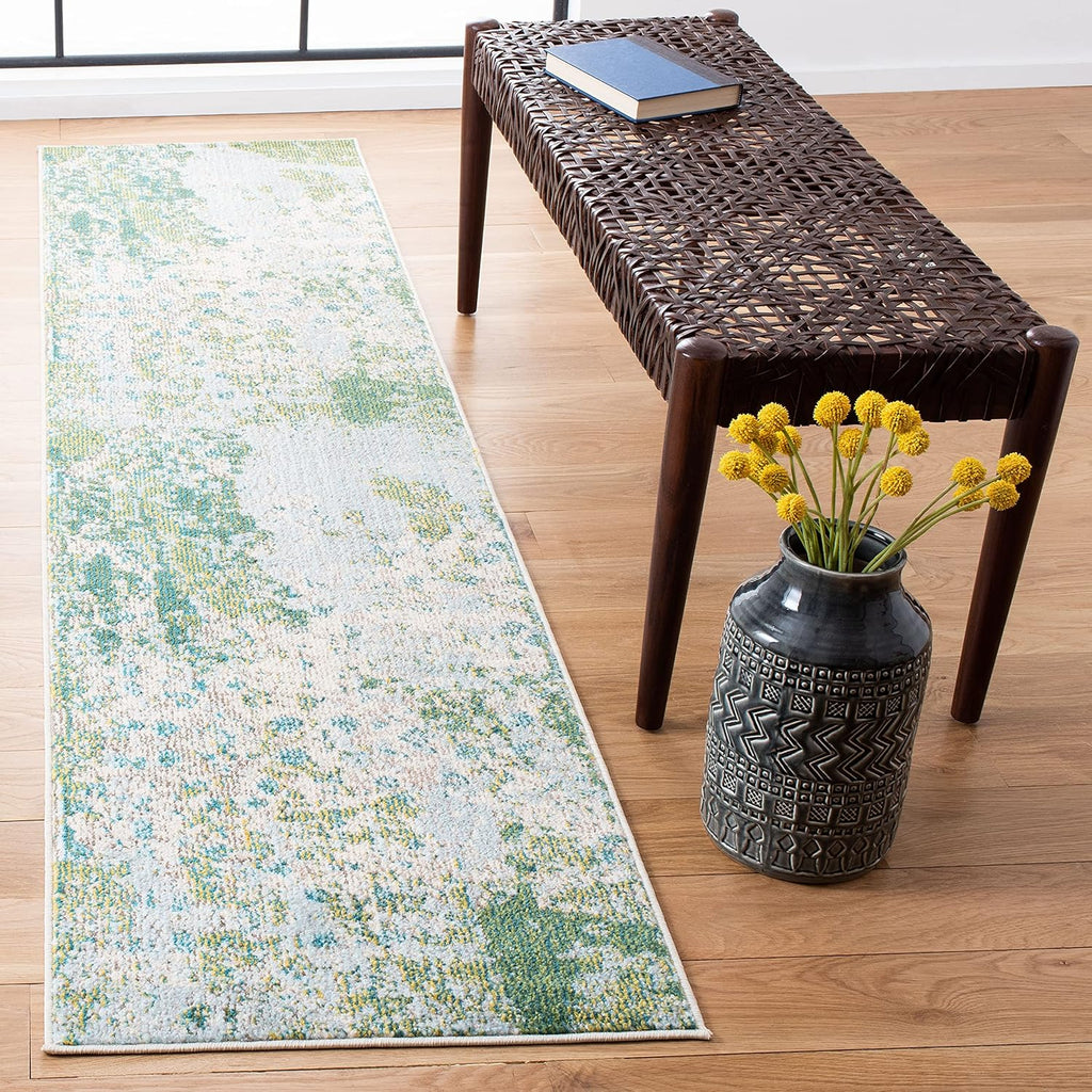 Green & Blue Runner Rug P67887