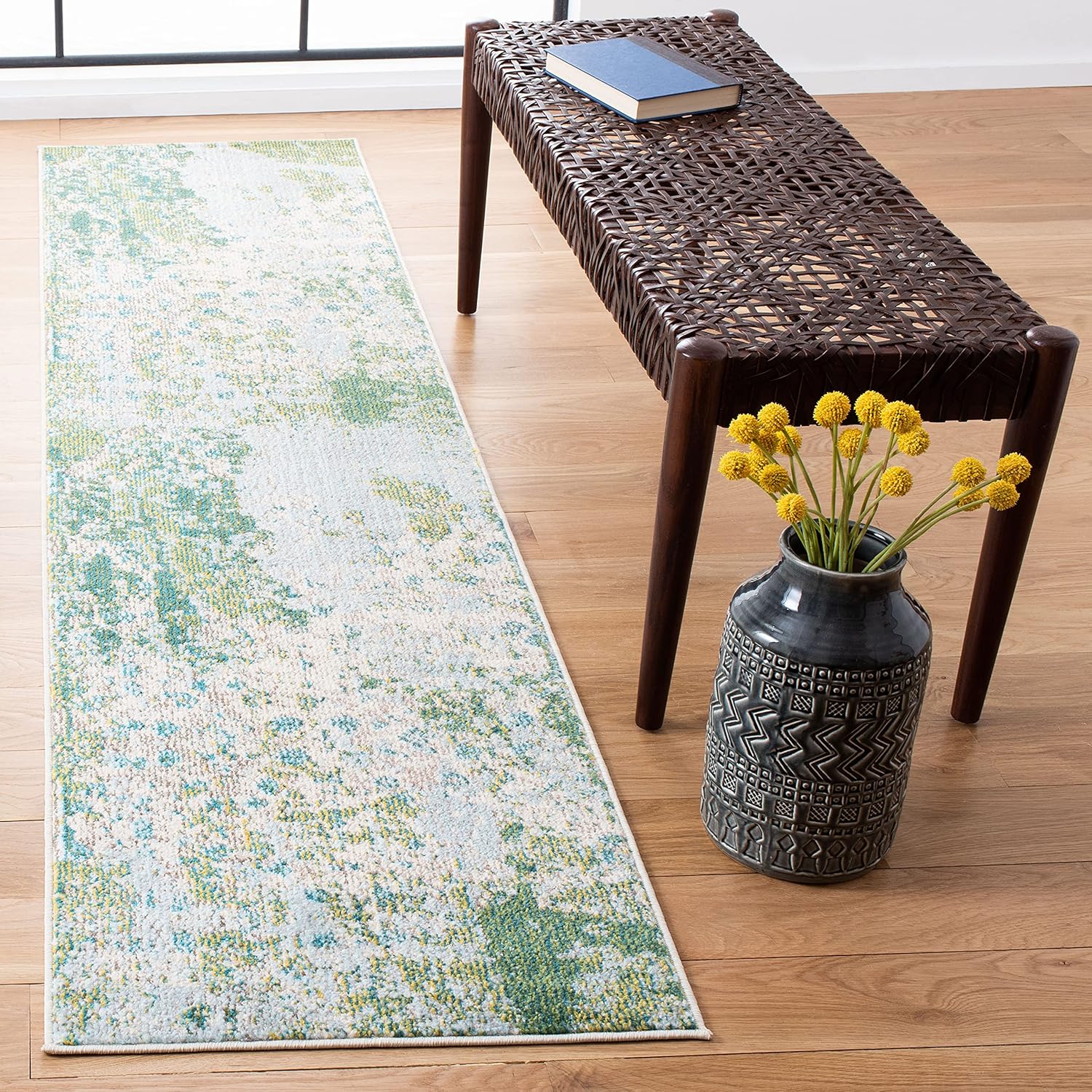 Green & Blue Runner Rug P67887