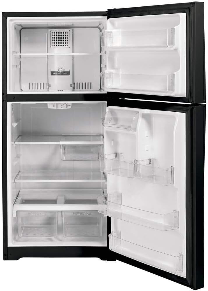 33" Top Freezer Refrigerator with 21.93 cu. ft. Capacity in Black J41968