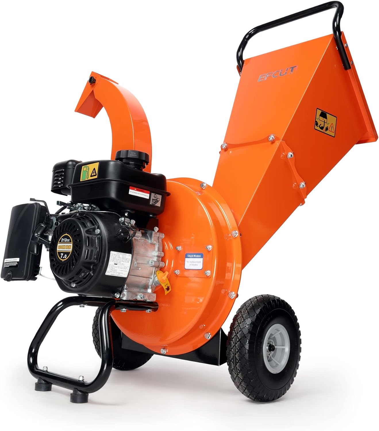 7 HP 212cc Gas Powered Wood Chipper Shredder Mulcher V5665