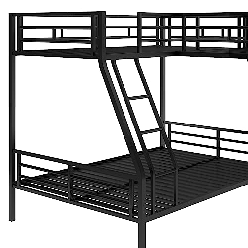 Black Triple Bunk Bed with Desk N830