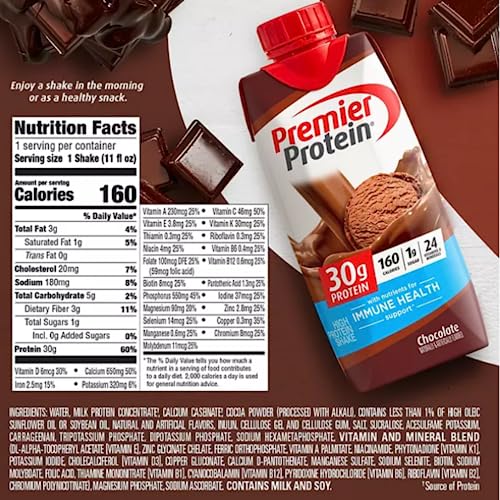 Variety Pack of Protein Shake, 11 Fl Oz, Case of 15 R89037
