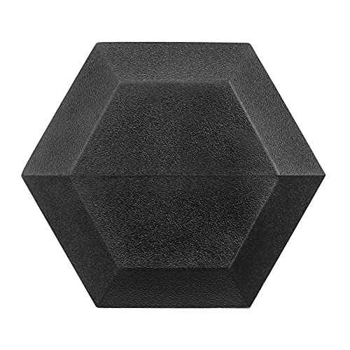 Rubber Coated Cast Iron Hex Dumbbell Free Weights P90955