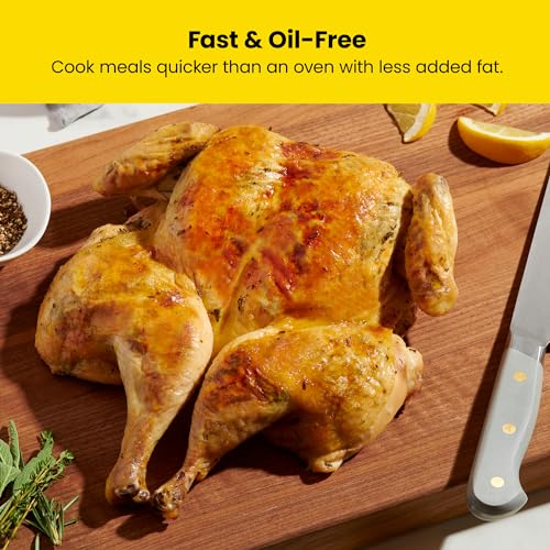 XL 8-Qt Nonstick Stainless Steel Air Fryer C19569