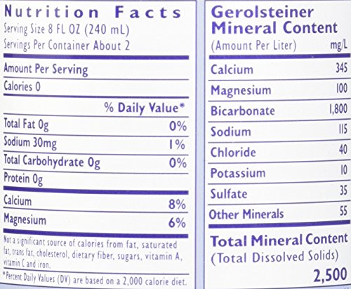 Sparkling Mineral Water, 16.9 Fl Oz (Pack of 6) G919955