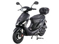 50cc Fully Automatic Scooter Moped with Matching Trunk (Black) I391352