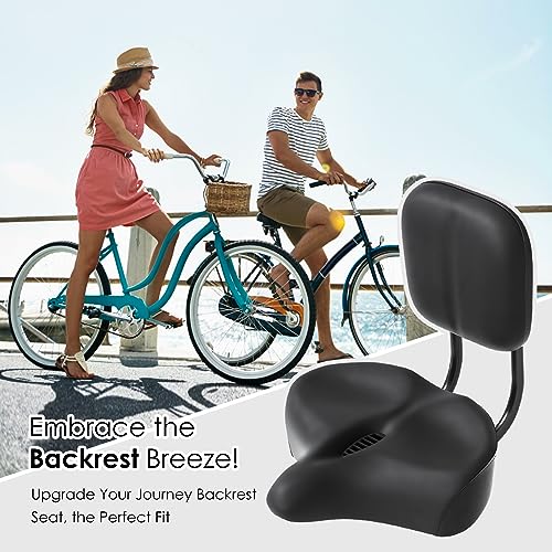Oversize Bike Seat with Backrest K125