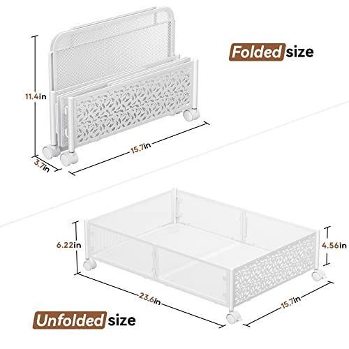 Under Bed Storage Containers with Wheels -4Pack P8972