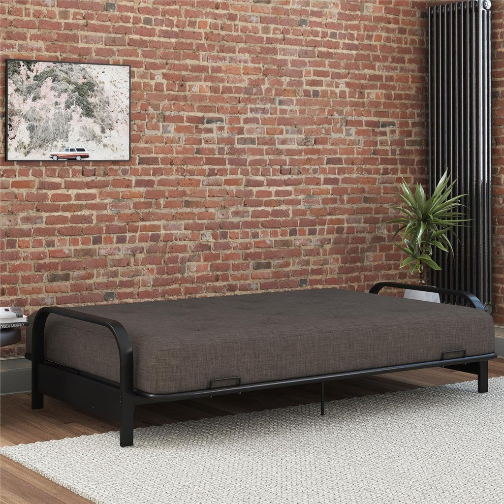 8-Inch Pocket Spring Coil Futon Mattress, Full, Taupe Gray Z42285