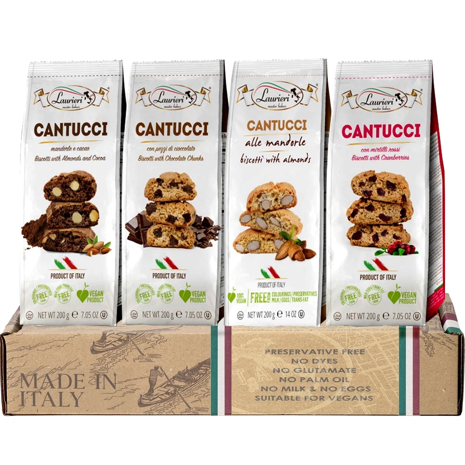 4 Pack Italian Biscotti Cookies F282