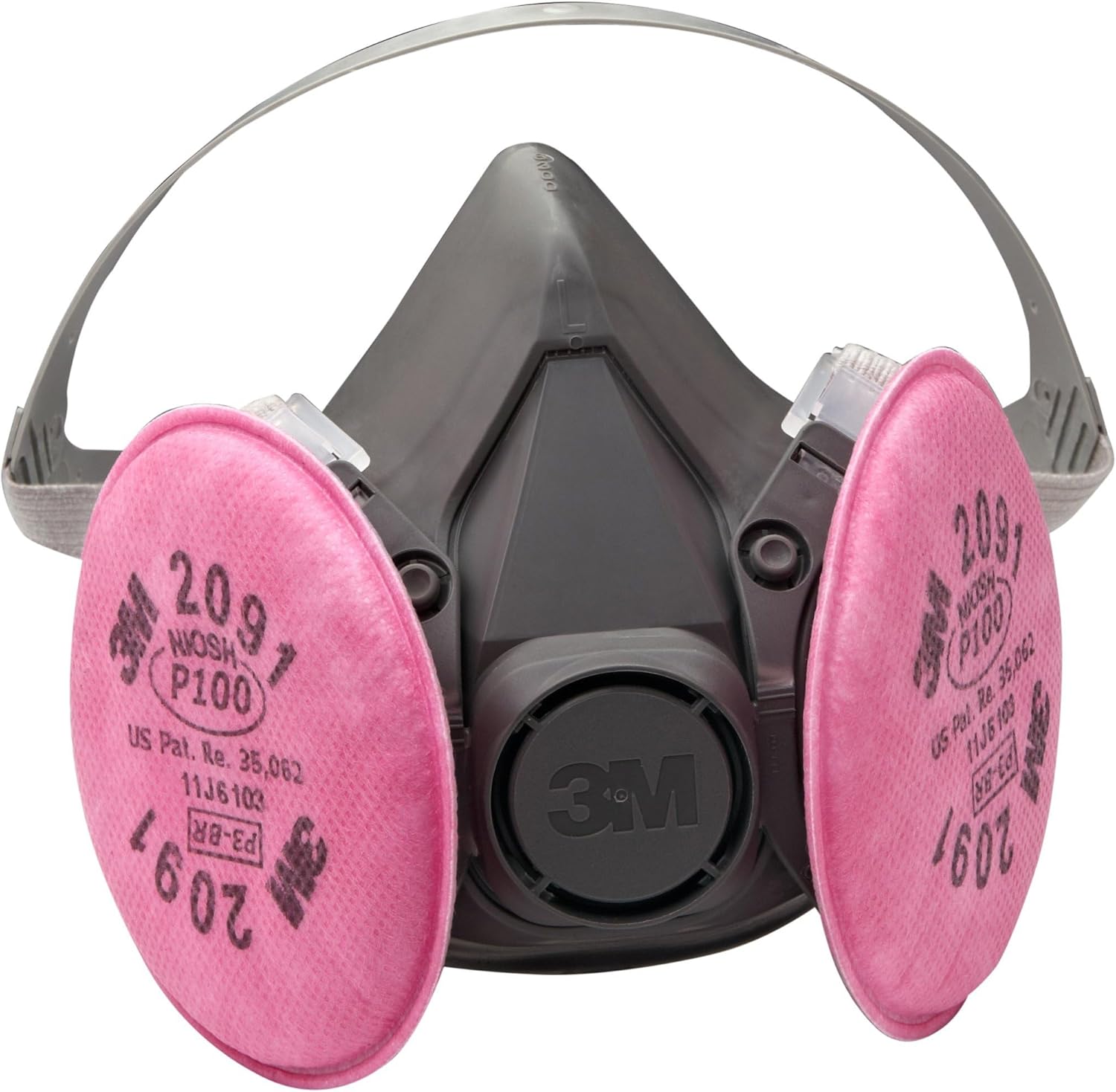 Large P100 Half Facepiece Reusable Respirator Assembly P43416