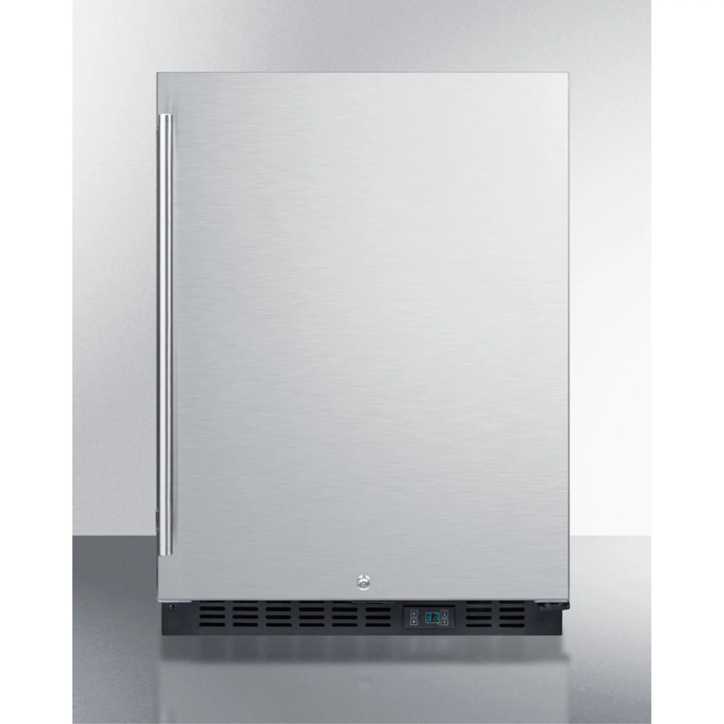 Built-in undercounter commercial refrigerator with SS interior and door X742043