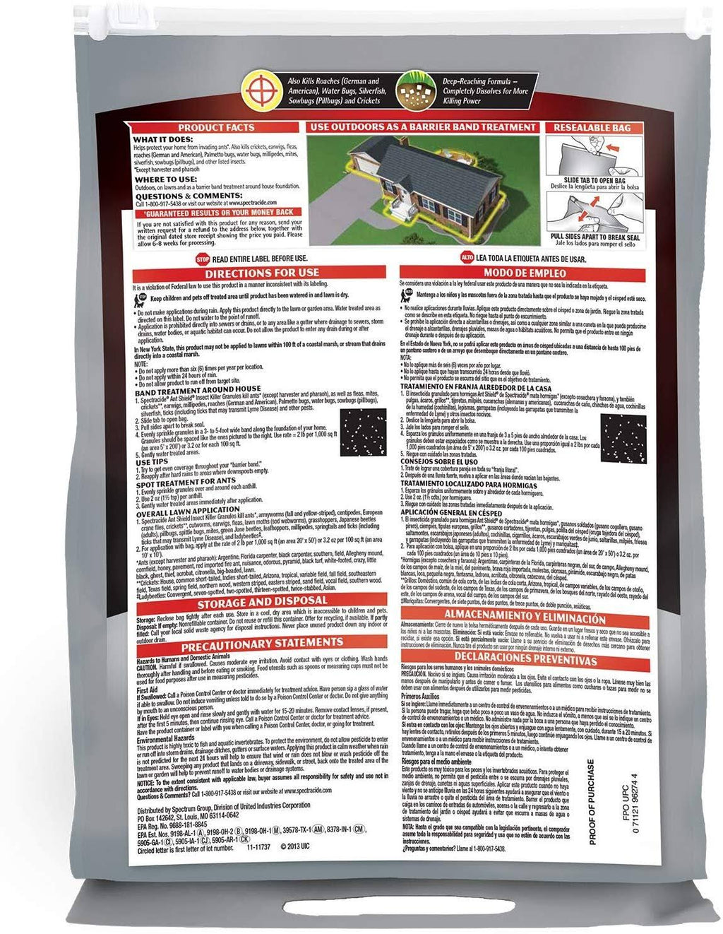 3-Pound Ant Barrier Granules, Case Pack of 4 J821