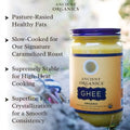 32 Fl Oz 2-Pack Organic Grass-Fed Ghee Butter Q92517