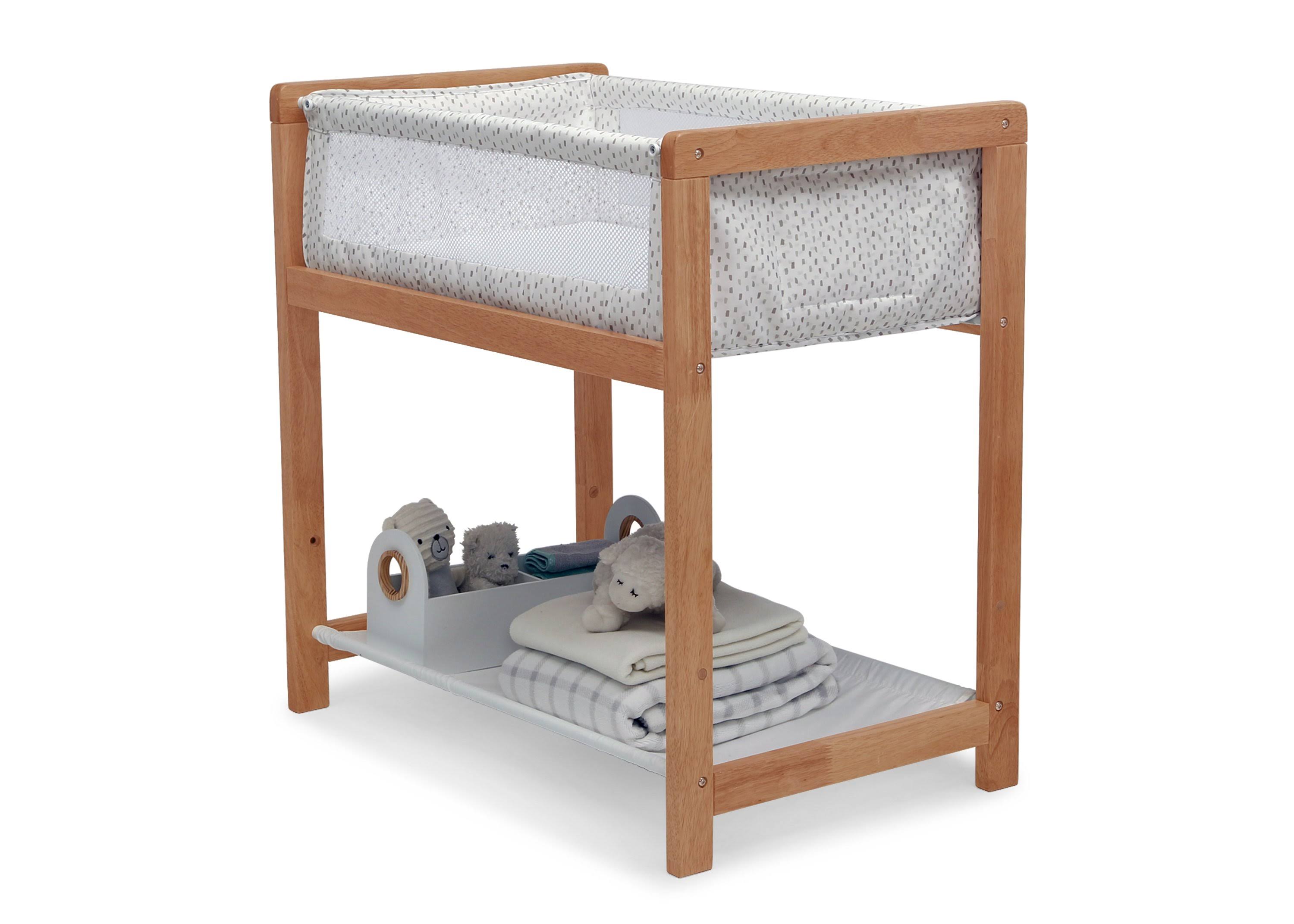 Portable Wood Bassinet Sleeper Crib J1394