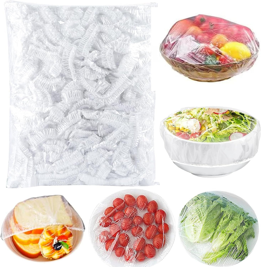 300Pcs Reusable Elastic Food Bowl Storage Covers H8236