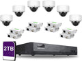 8CH 4K IP Security Camera System with 5MP POE IP Dome Cameras F571