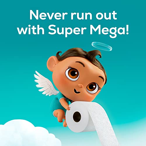 6 Super Mega Rolls Toilet Paper (Pack of 2) U64118