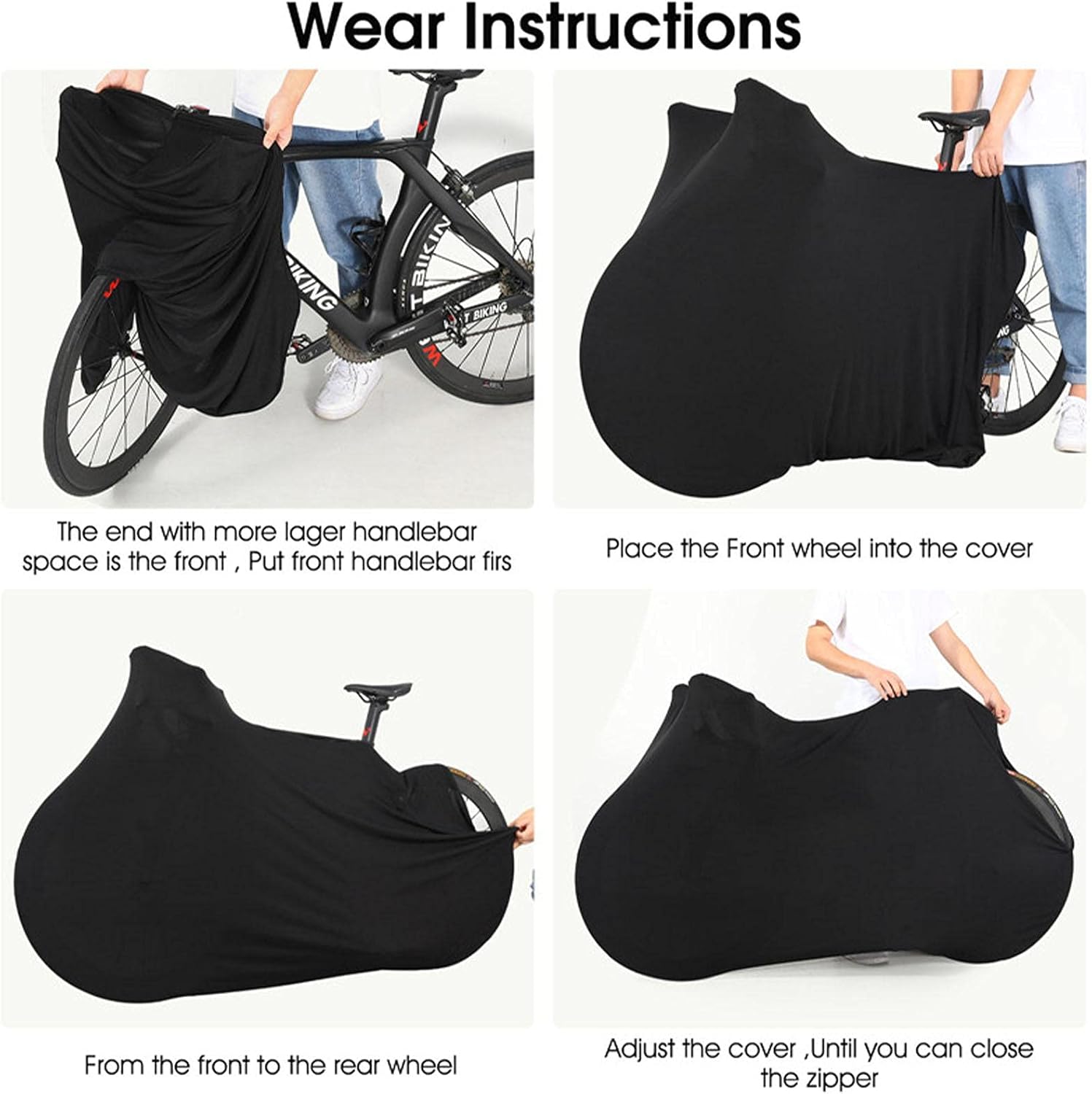 Full Bike Cover with Zippers M20113