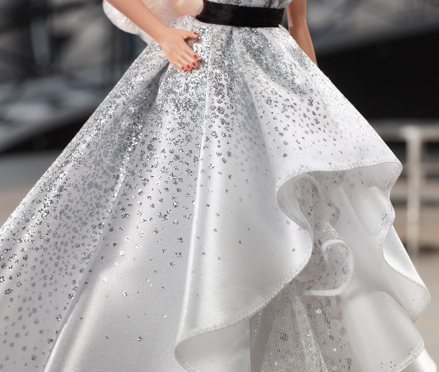 Blonde Doll with Diamond-Inspired Gown X457154