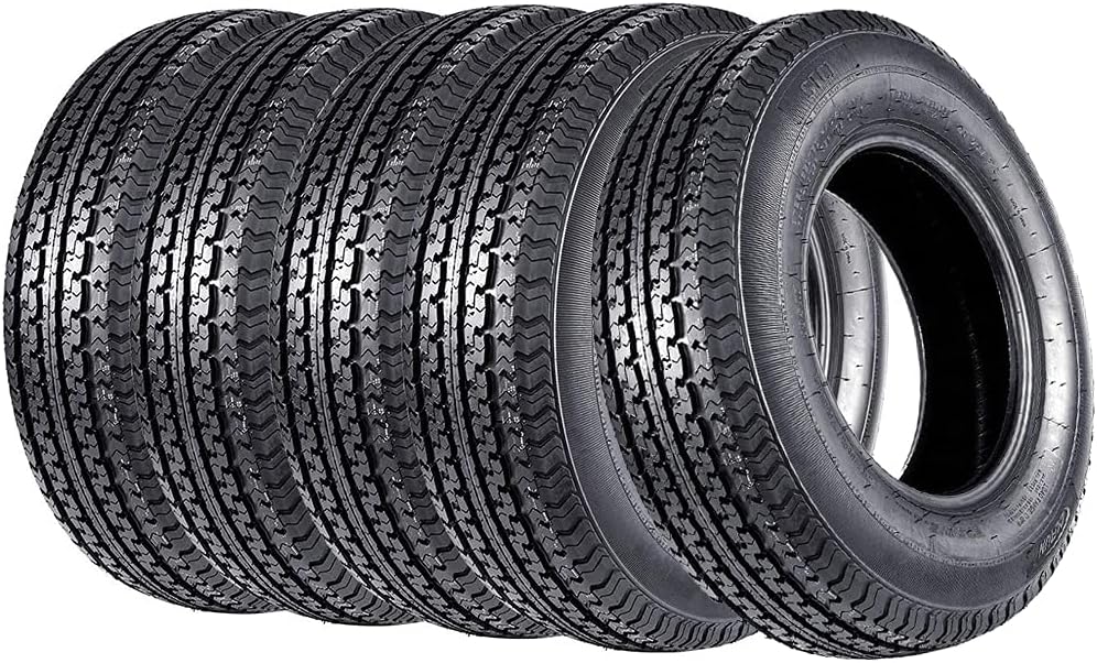 205/75R-15 8 Ply Radial Trailer Tires Set of 3 E497