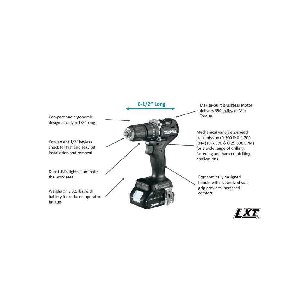 18V Cordless Brushless Driver-Drill A377789