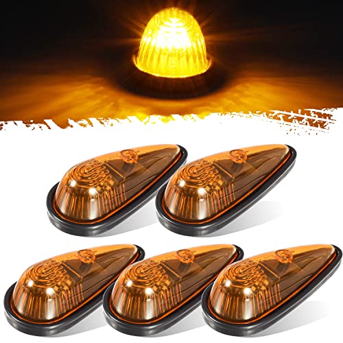 Amber Teardrop Cab Light 9LED Cab Marker Light 5pcs L7089