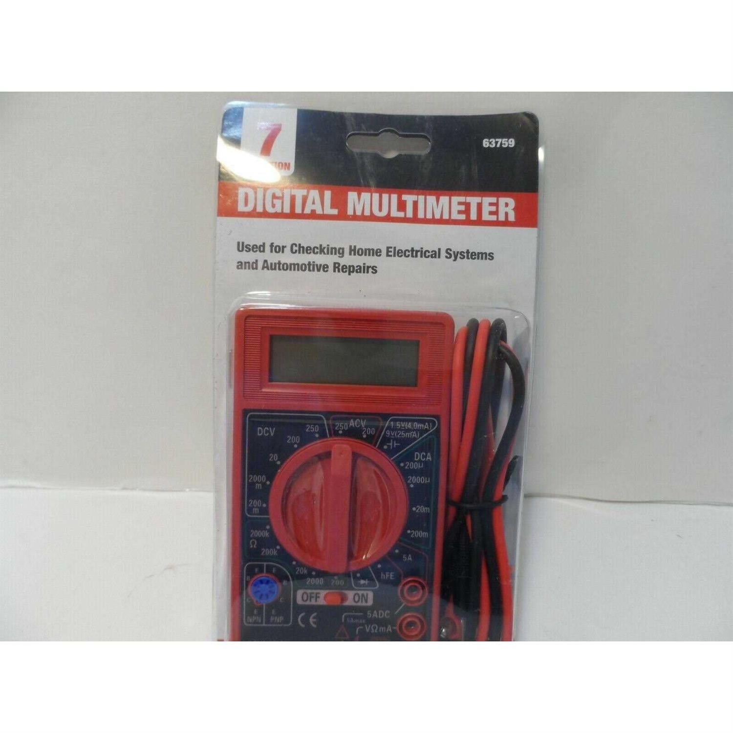 7-Function Digital Multimeter U324372