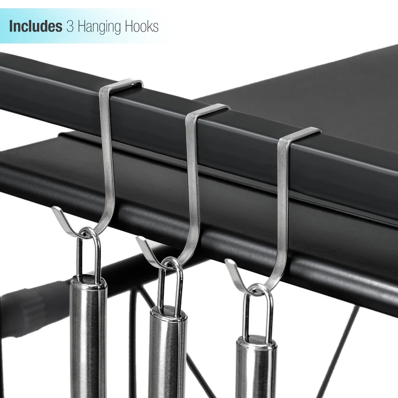 Expandable Microwave Oven Rack with Hooks M78832