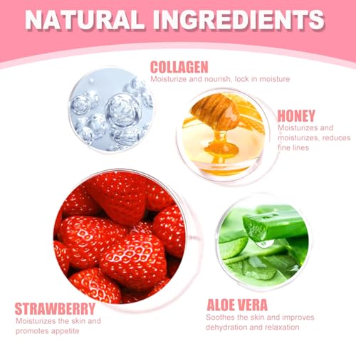 6 PCS Honey Lip Balm Mask P5678