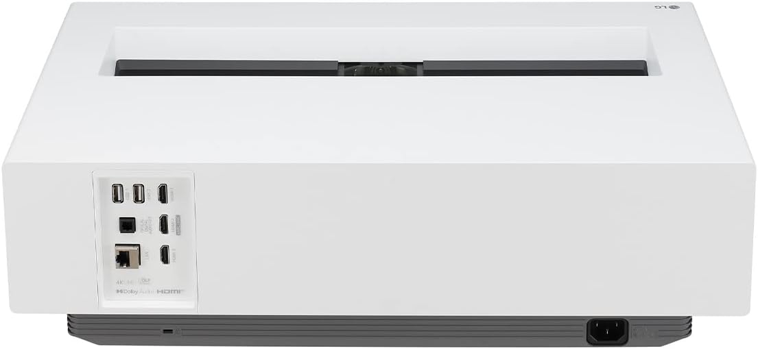 White UHD 4K DLP Ultra Short Throw Laser Projector O609