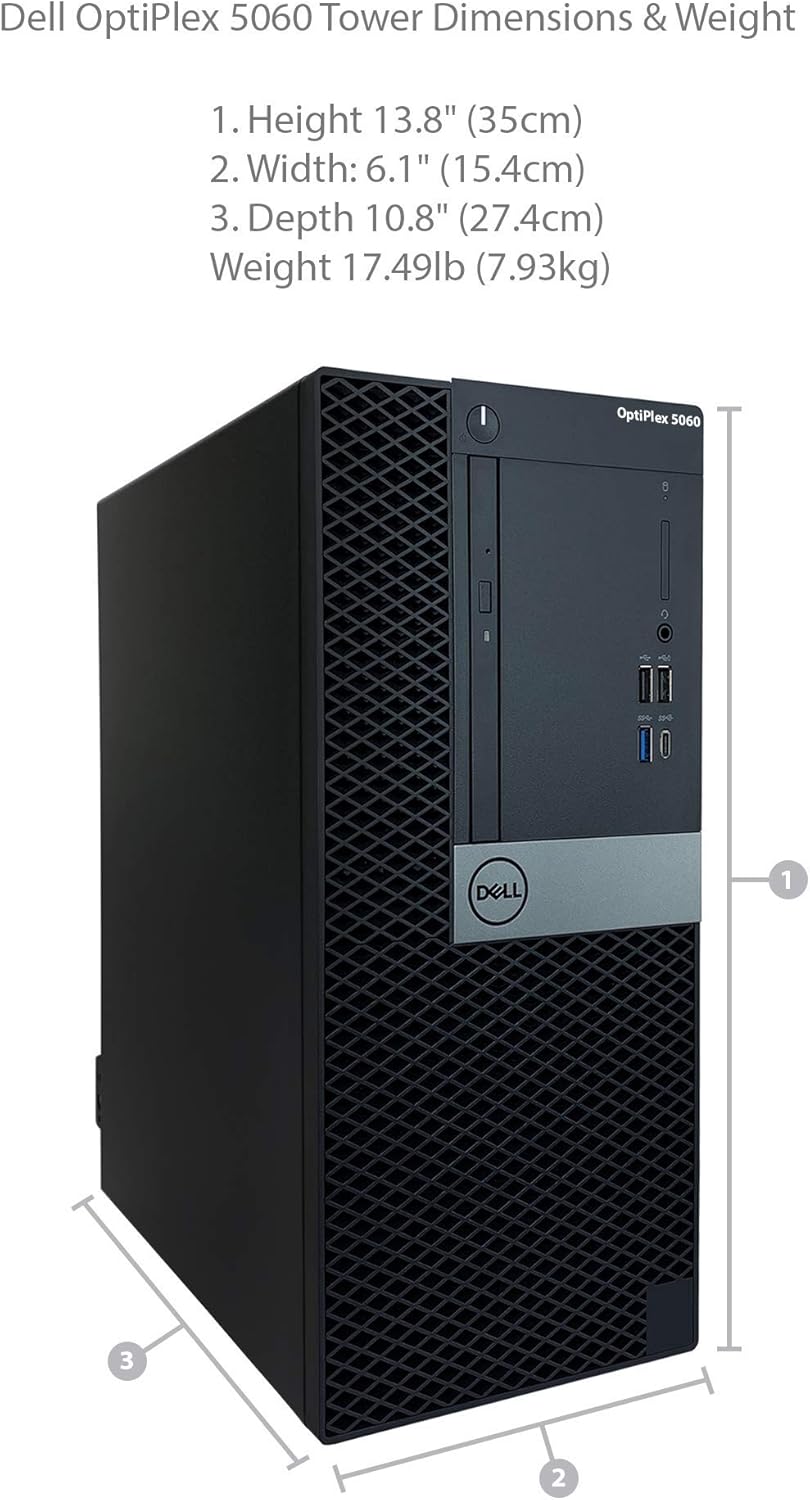 Tower Desktop Intel Core i7-8700 16GB DDR4 512GB SSD Windows 10 Pro F6783