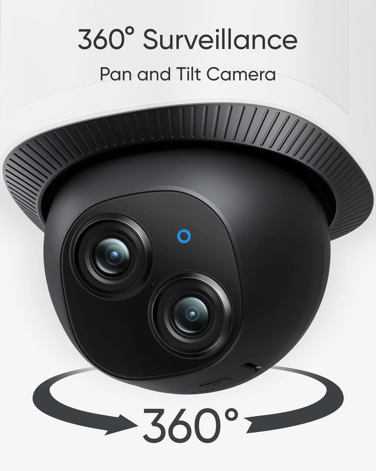 Floodlight Camera, Wired Camera, 3K+2K Dual Camera, 360° Pan and Tilt, Dual-Band Wi-Fi, Local Storage P475