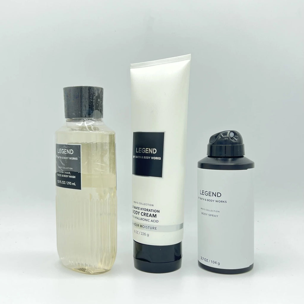 10oz Body Wash, 8oz Body Cream & 3.7oz Body Spray 3-Piece Bundle E965