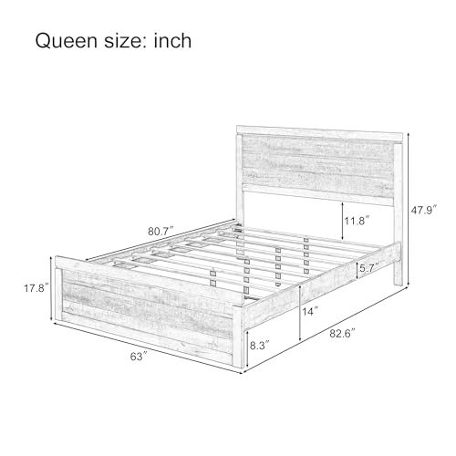 Twin Size Solid Wood Platform Bed with Trundle and Three Drawers D772