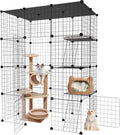 Large Cat Cage 3-Tier Catio Cat Enclosure Cat Kennel N1924